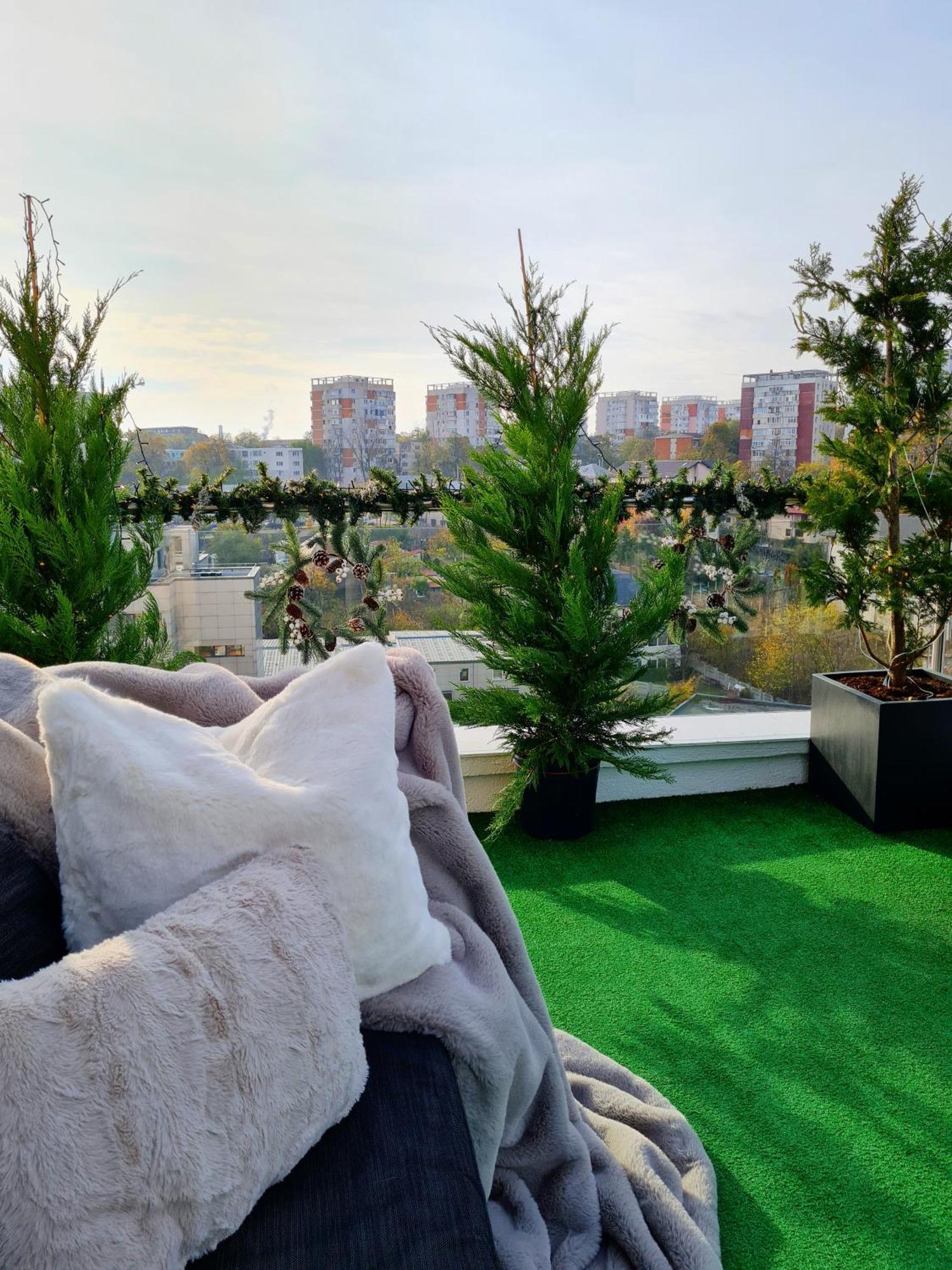Penthouse Aeroport Iasiアパートメント エクステリア 写真